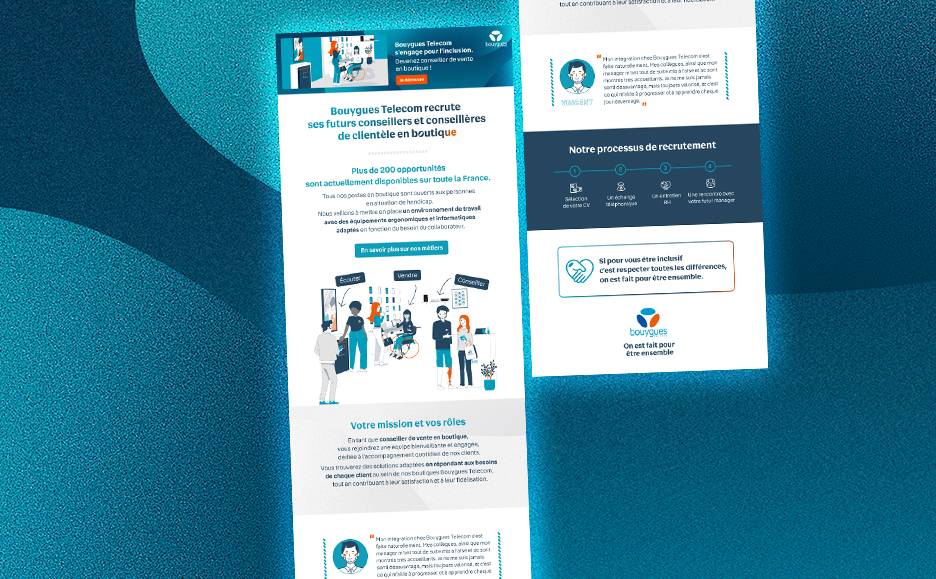 Landing page recrutement